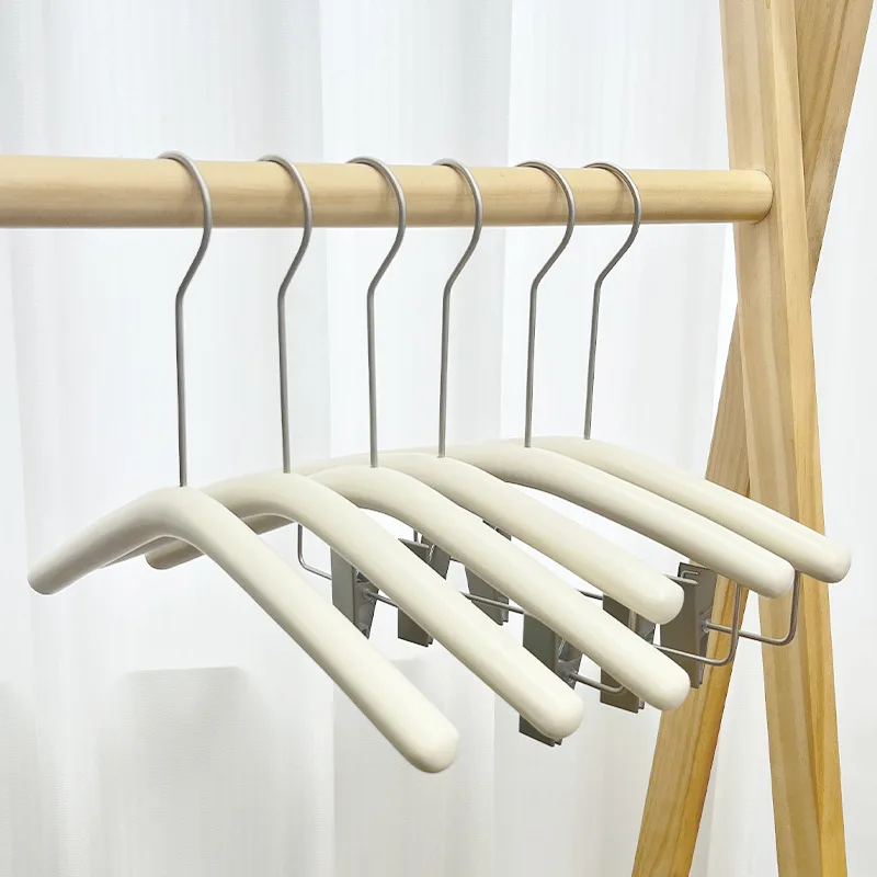 10 PCS Clothes Store Special All-in-one Clothes Hanger Children's Clothing Store Solid Wood Wooden Clothes Hanger