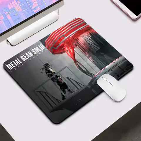 Metal Gear Solid Small Gaming Mouse Pad Computer Office Mousepad Keyboard Pad Desk Mat PC Gamer Mouse Mat XXL Laptop Mausepad