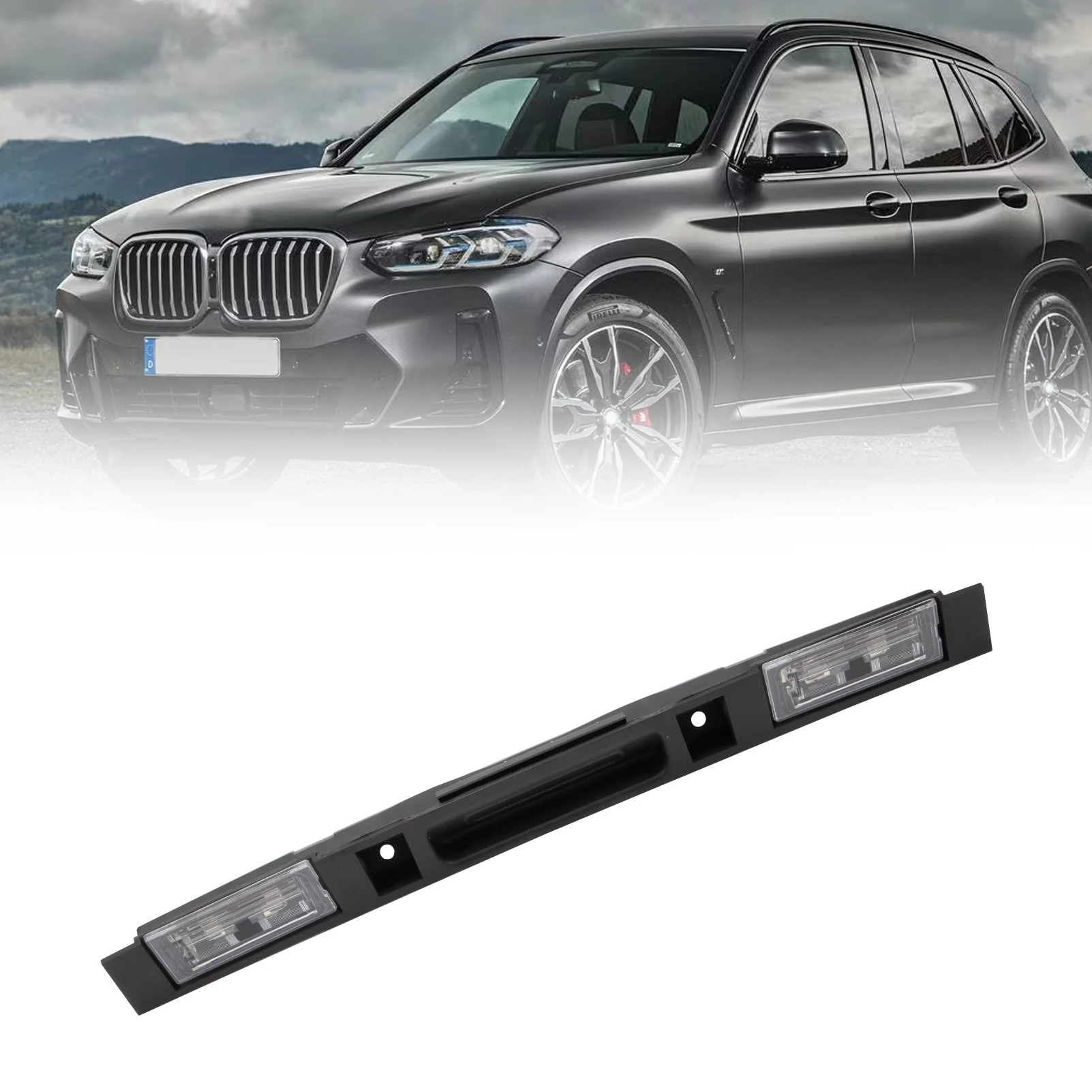 

Car Trunk Lid Grip Assembly With Key Button For BMW X3 E83 2004-2010 51133403611