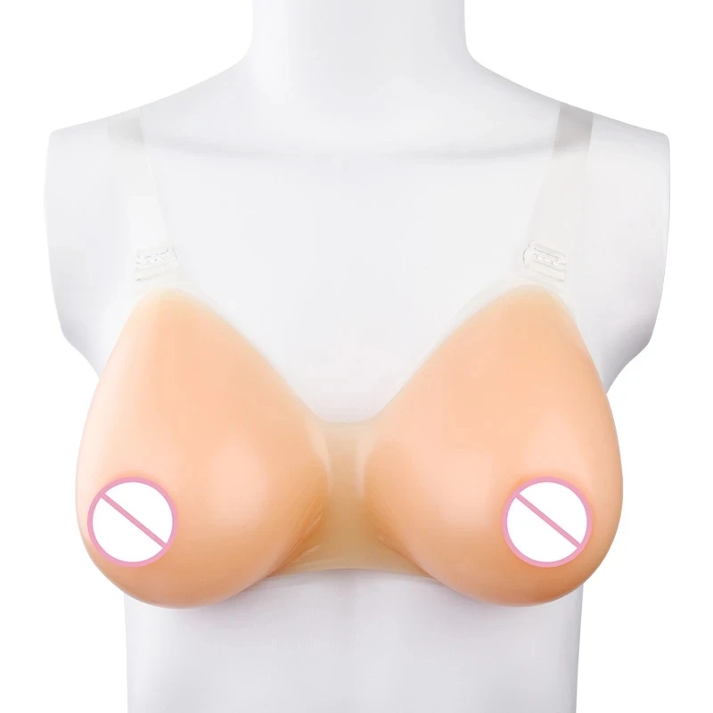 Silicone Fake Breast Realistic Artificial Shoulder Strap  Breast Forms Huge False Chest Shemale Crossdresser Drag Queen Cosplay