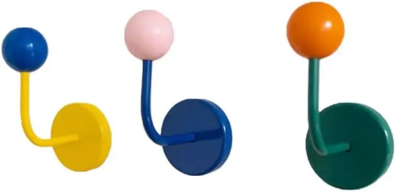 

3 PCS Colorful Magnetic Hooks Heavy Duty,Strong Swivel Swing Neodymium Magnetic Hooks for Hanging, Strong Magnetic Hanger for Cr