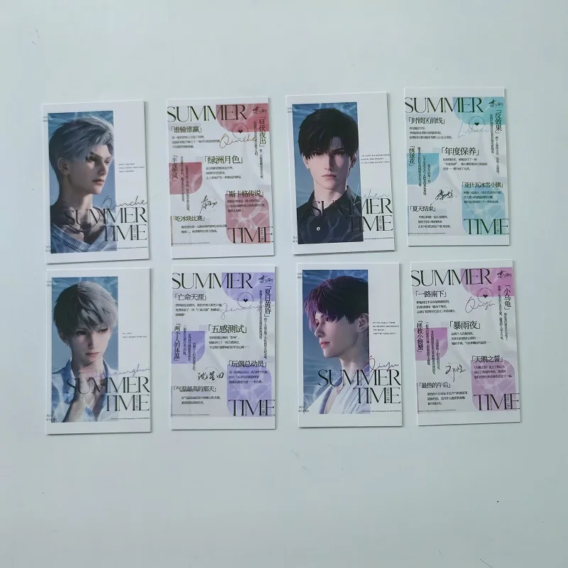 Cartes Druo Love and Deepspace Game, Sylus Zayne 45%, Rafayel Game Characters, HD Photocard, GérCollection Cards, 4 Pcs Set