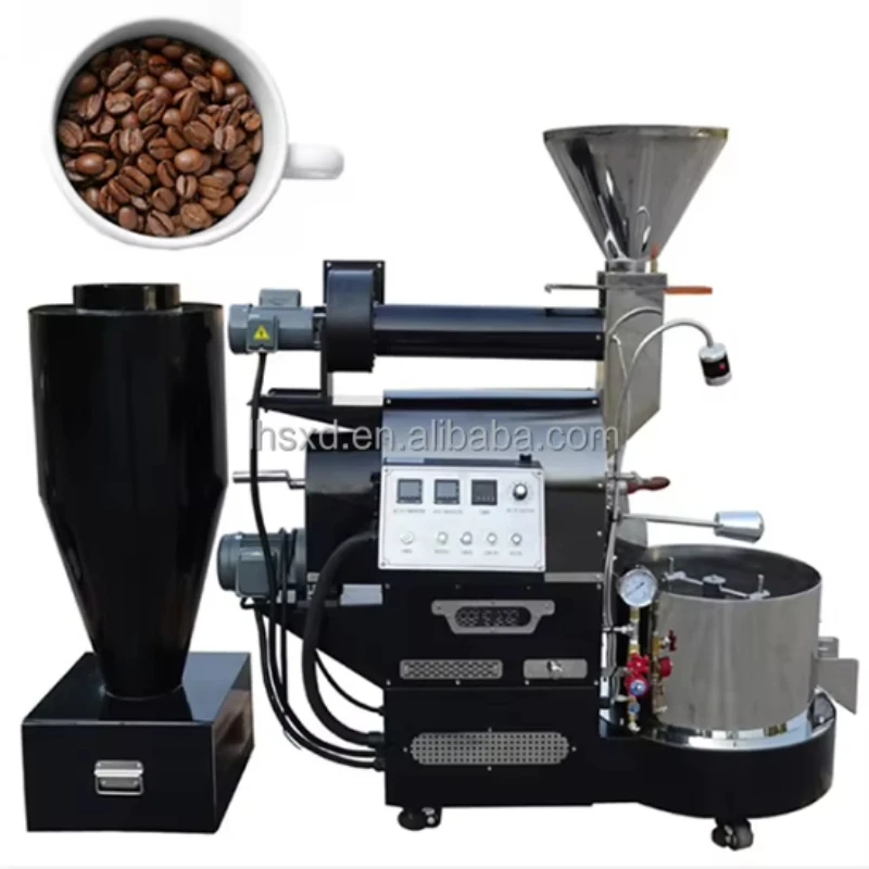 Professional Commercial Factory 1Kg 3Kg 6Kg 15Kg Industrial Coffee Roaster for Bean Roasting New Condition for Farm Industries