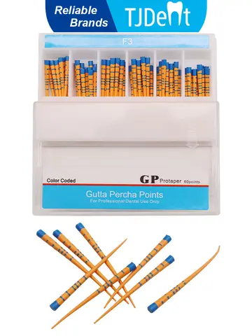 TJDent Dental Gutta taper 02 04 06 15#-40# F1 F2 F3 F4 F5 With scale Endodontics Absorbent Paper Dentistry Materials Consumable