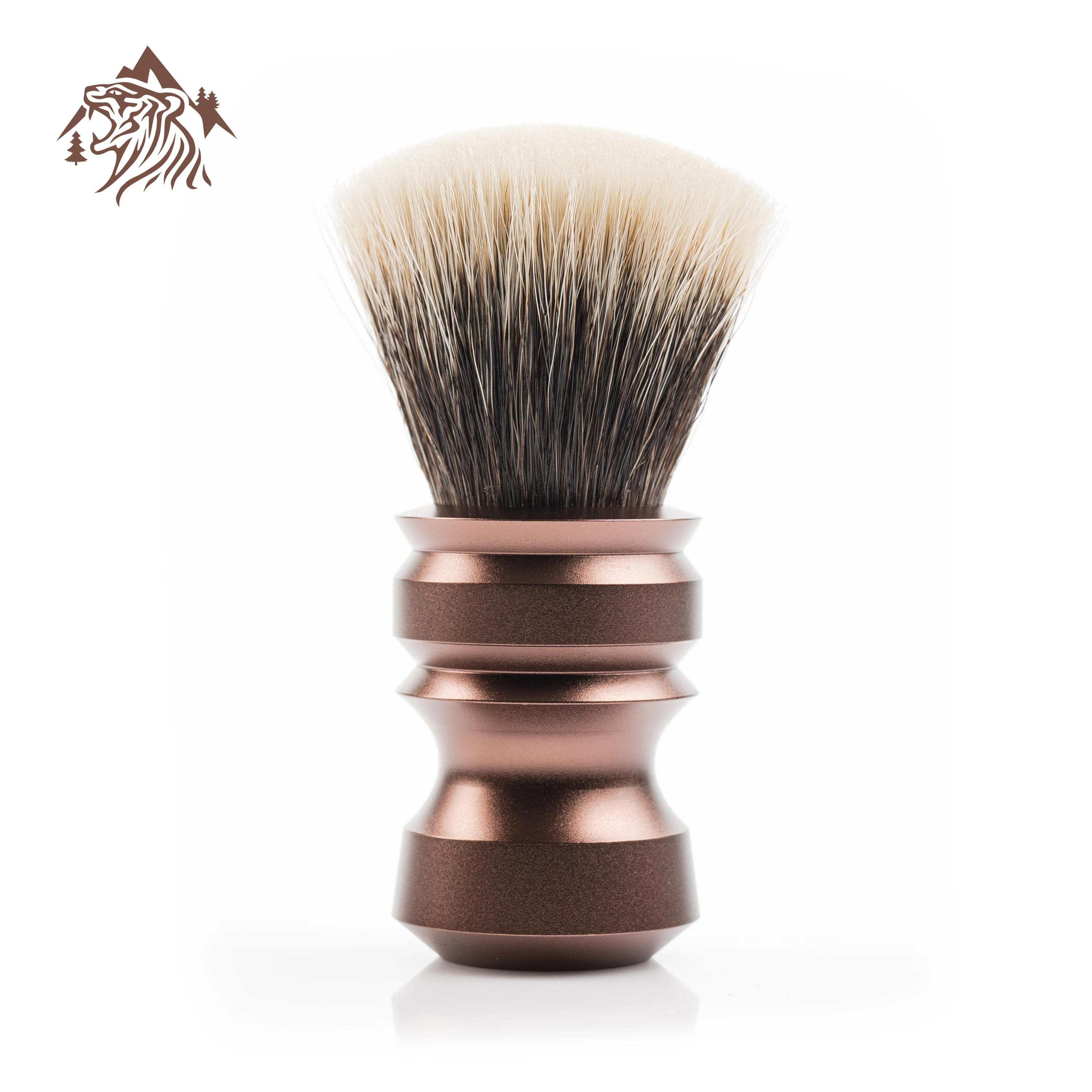 

OUMO BRUSH-Metal New Chubby - Defender shaving brush handle【only handle】