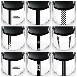 Various Styles Hood Cover Stripe Sunscreen Car Stickers Auto Sport Vinyl Film Cover Scratches Refit Automobile Styling Decals