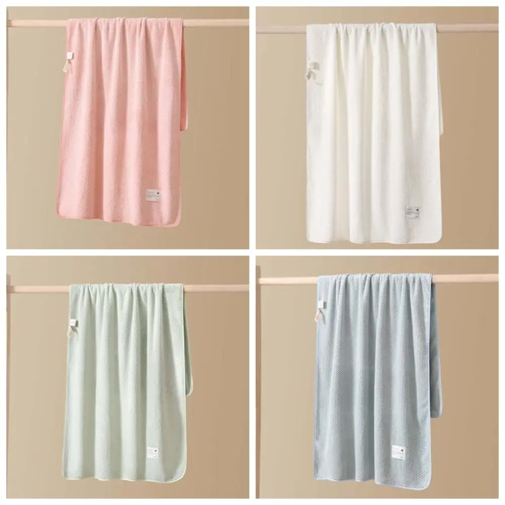 두꺼운 통기성 아기 수건 빠른 물 흡수 폴리 에스터 섬유 솔리드 컬러 Washrag Facecloth 푹신한 부드러운 수건 비치