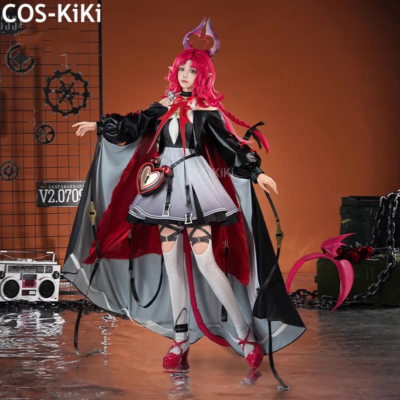 COS-KiKi Arknights Nymph Game Suit Lovely Dress Uniform Cosplay Costume Halloween Carnival Party Role Play Outfit Women S-XXL