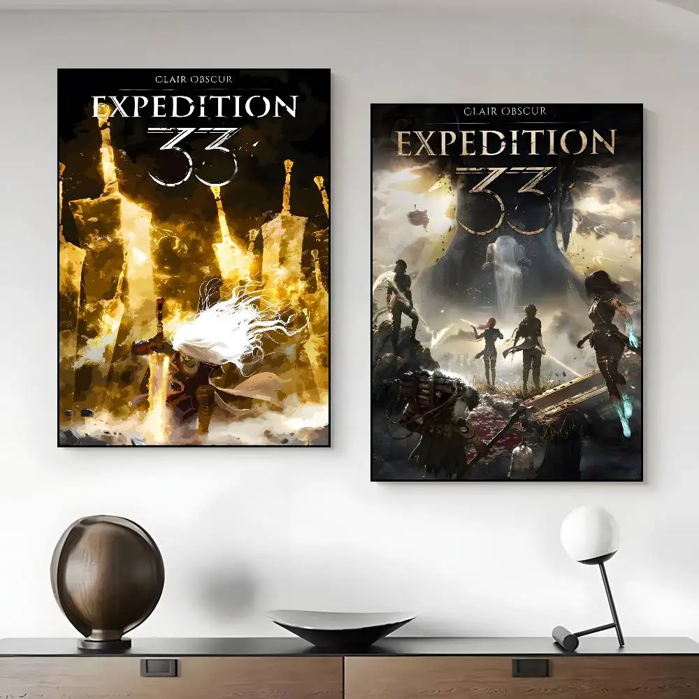 كلير O-obscur إكسبيديشن 33 ملصق فني عالي الدقة قماش ورق طباعة جمالي متقدم جدار الفن لغرفة المعيشة ديكور المنزل