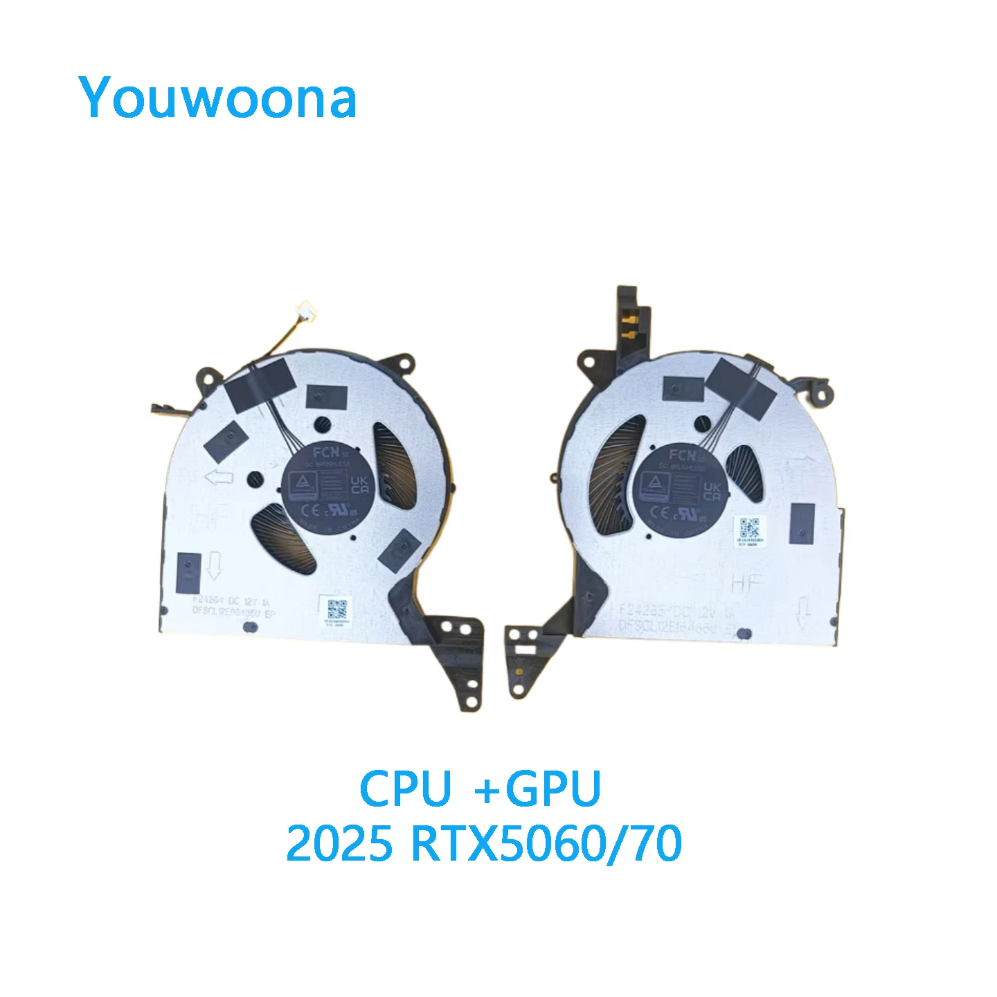 

New Original Laptop CPU GPU Cooling Fan FOR Lenovo Legion R7000P 2025 RTX5060/70