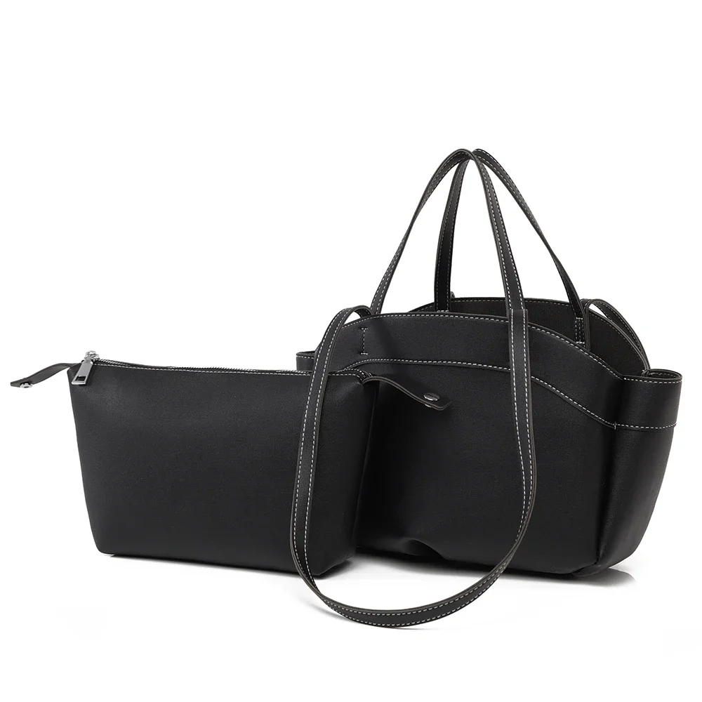 Premium Structured Tote Bag for Women – Elegant  Top Handle & Shoulder Strap, Luxury Leather Handbag for Work & Everyday