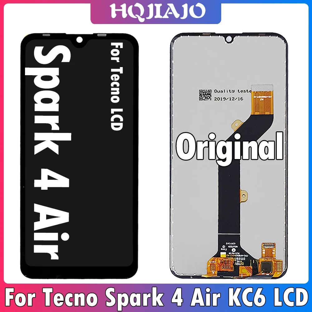 توصية وتحليل لشاشة LCD الأصلية لجهاز Tecno Spark4 Spark 4 Air KC6 KC1J