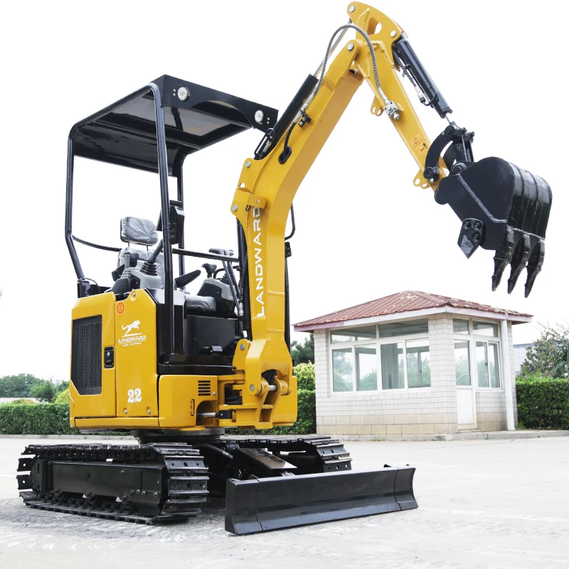 Agricultural High power Hydraulic Crawler 2.2 Ton Small Excavator Home Use 1.7 Ton Mini Digger High Quality Trencher Customized