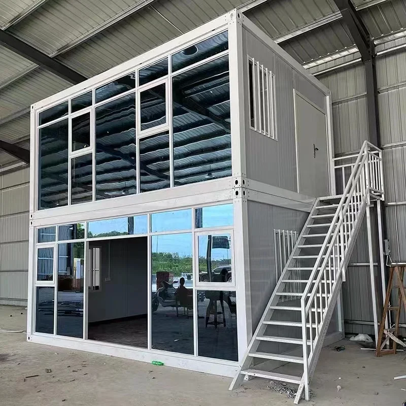 

Customized container mobile housing for residents, color steel integrated sunlight housing office, simple assembly, detachable