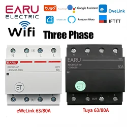 WIFI Circuit Breaker Smart Time Timer Relay Switch Voice Remote Control Tuya eWelink APP Smart Home for Alexa Google Home