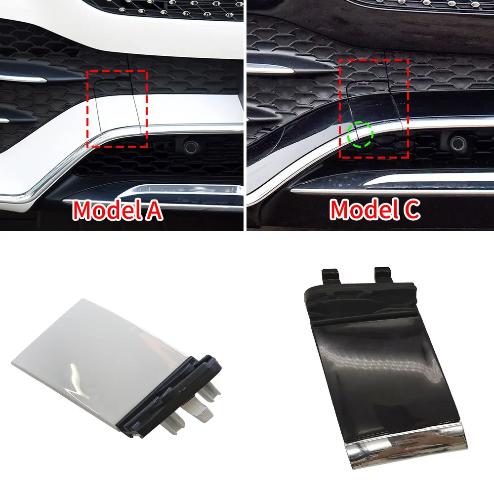 For Mercedes W167 Car Front Bumper Tow Hook Cover Cap Accessory Black For Benz GLE Class 2020-2023 GLE320 GLE350 GLE400 GLE450