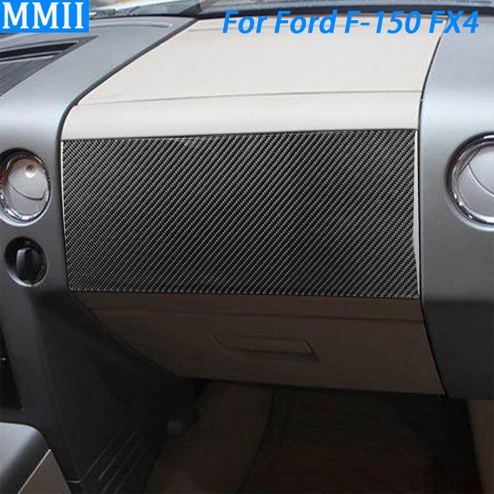 

Для Ford F-150 FX4 2004-2008 реальное углеродное волокно Co-pilot панель приборной панели отделка Крышка для автомобильного интерьера аксессуары стикер