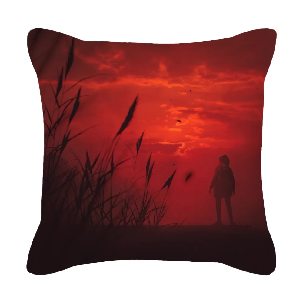 Alan Wake Pink Christmas Supplies Cushion Cover for Pillow Covers Decorative Luxury Home and Decoration Living Room Nordic 50x50