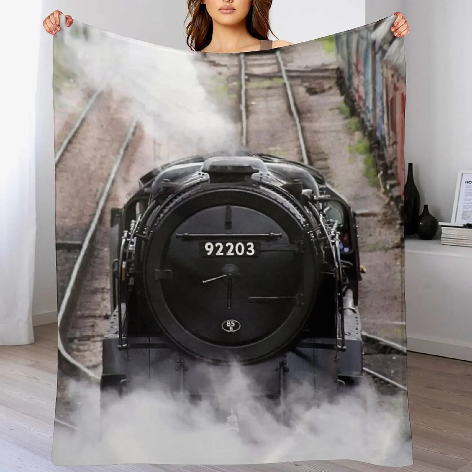 waiting at the signal Throw Blanket Soft Breathable Blanket for Night Sleeping