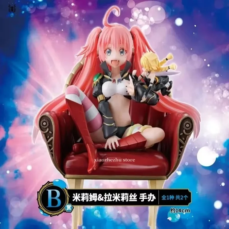 Original Bandai Anime That Time I Got Reincarnated As A Slime Figurine Rimuru Tempest Milim Nava Diablo Figure Model Doll Gift