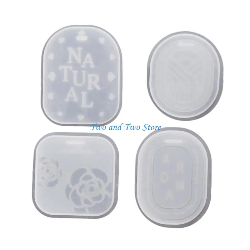 

HX6F DIY Hanging Tags Silicone Mold Home Car Wardrobes Pendant Ornament Mould Resin Crafts Casting Molds