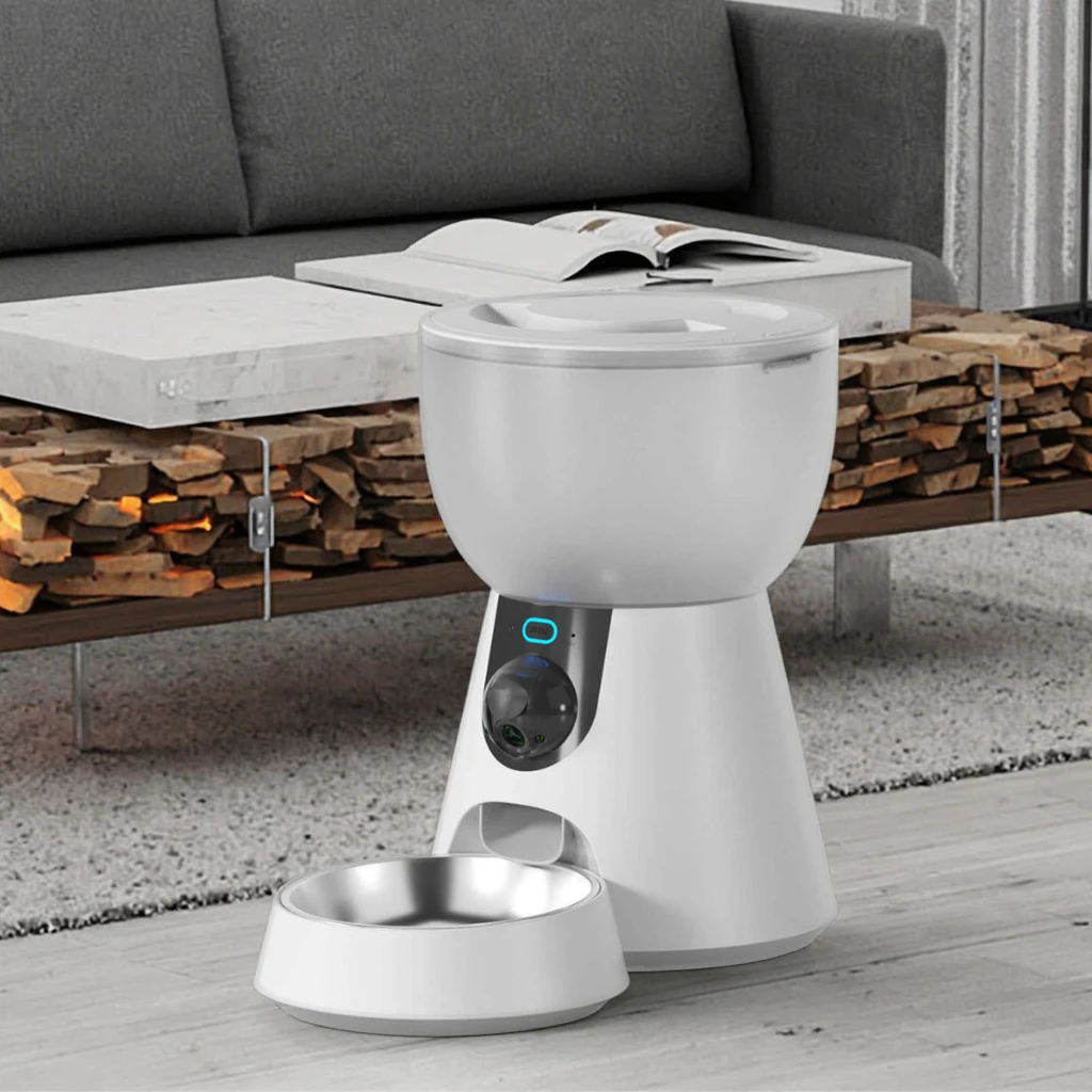 

Eco-Friendly 300W Remote 5G Video 4L Intelligent Pet Feeder Automatic Cat Dog Bowl Feeder