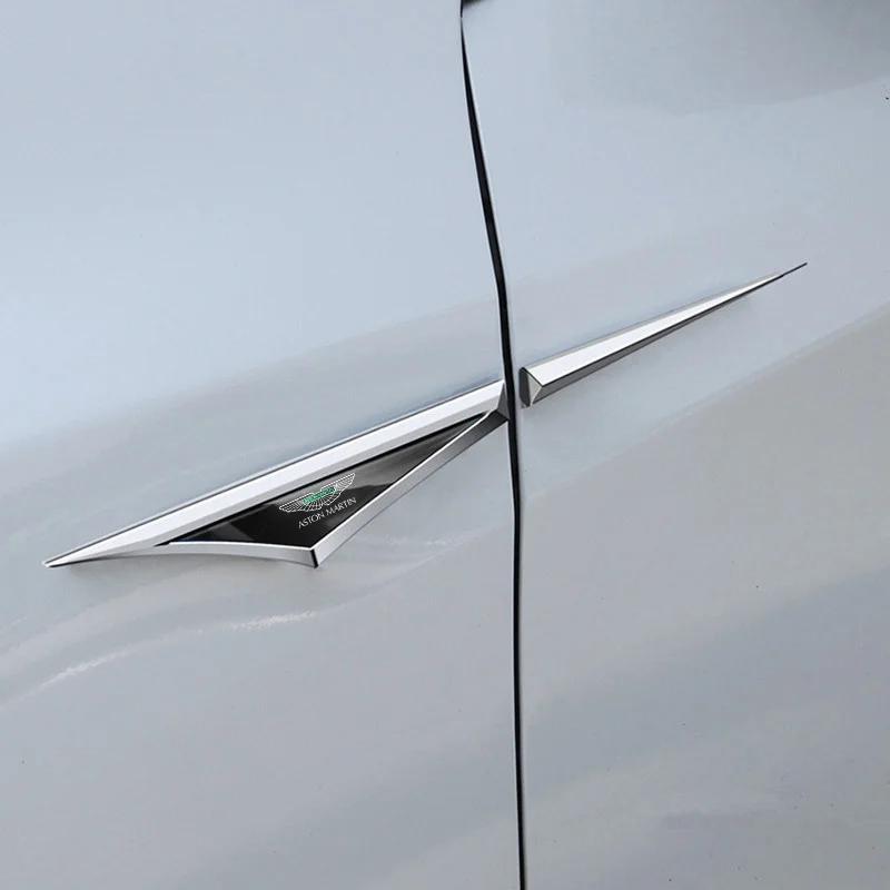 

2pcs Car Side Doors Blade Stickers Decorateion Accessories For Aston Martin DBS Superleggera DB5 DB9 One-77 Vanquish Valour