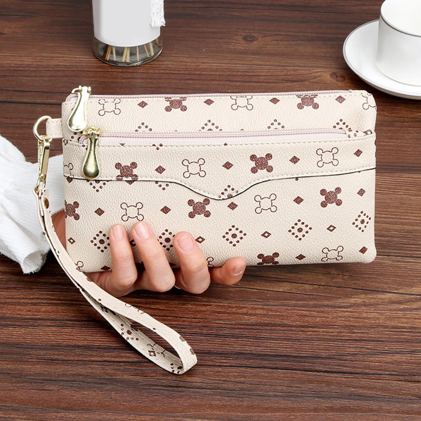 

Fashion Ladies' Handbag Girls Casual Small Bags Women's Mobile Phone Bag Female Printed Purse Multi Functional Handbag