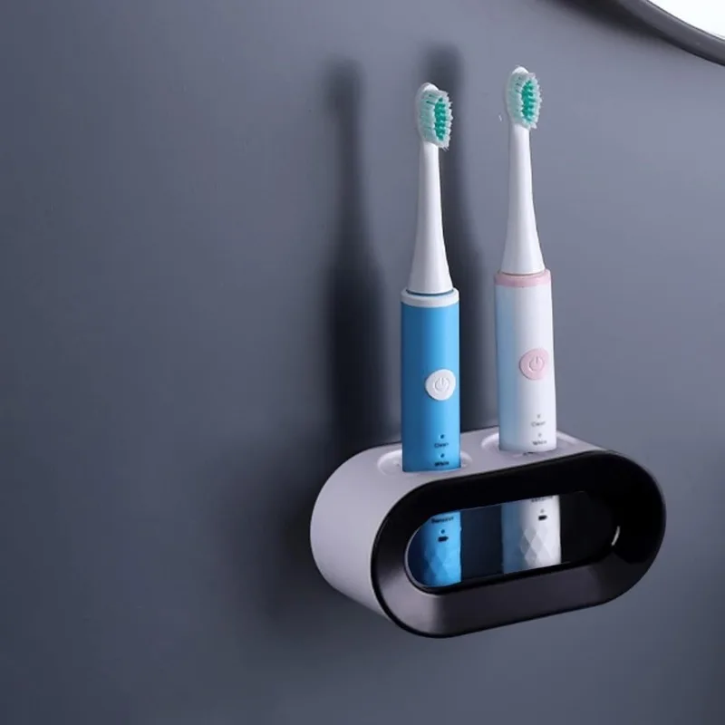 Bathroom wall mounted toothbrush holder: wall mounted toothbrush holder, hanging toothbrush holder, toothpaste holder