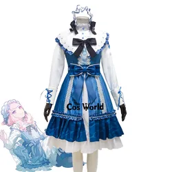 Project Sekai Colorful Stage Feat Solitus Utopia Akiyama Mizuki Lolita Dress Outfits Anime Cosplay Costumes