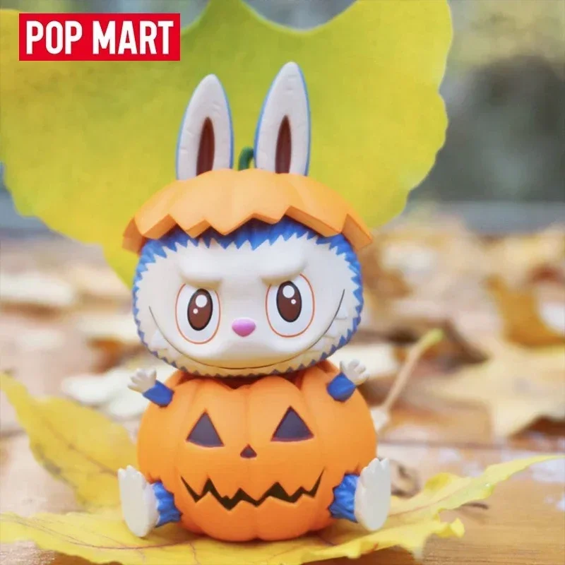 POP MART Labubu ฮาโลวีน Monster Carnival Series กล่องตาบอด Mystery กล่อง Guess กระเป๋าของเล่นตุ๊กตาน่ารักอะนิเมะเดสก์ท็อปเครื่องประดับ