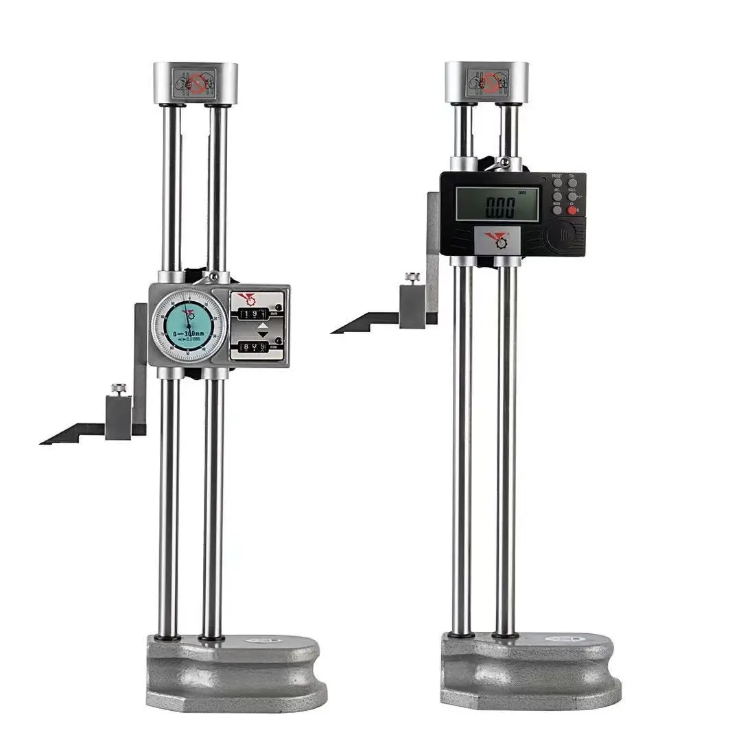 High-precision Double-column digital height gauge visual height ruler 0-300 / 500/600 / 1000mm hand shake double column