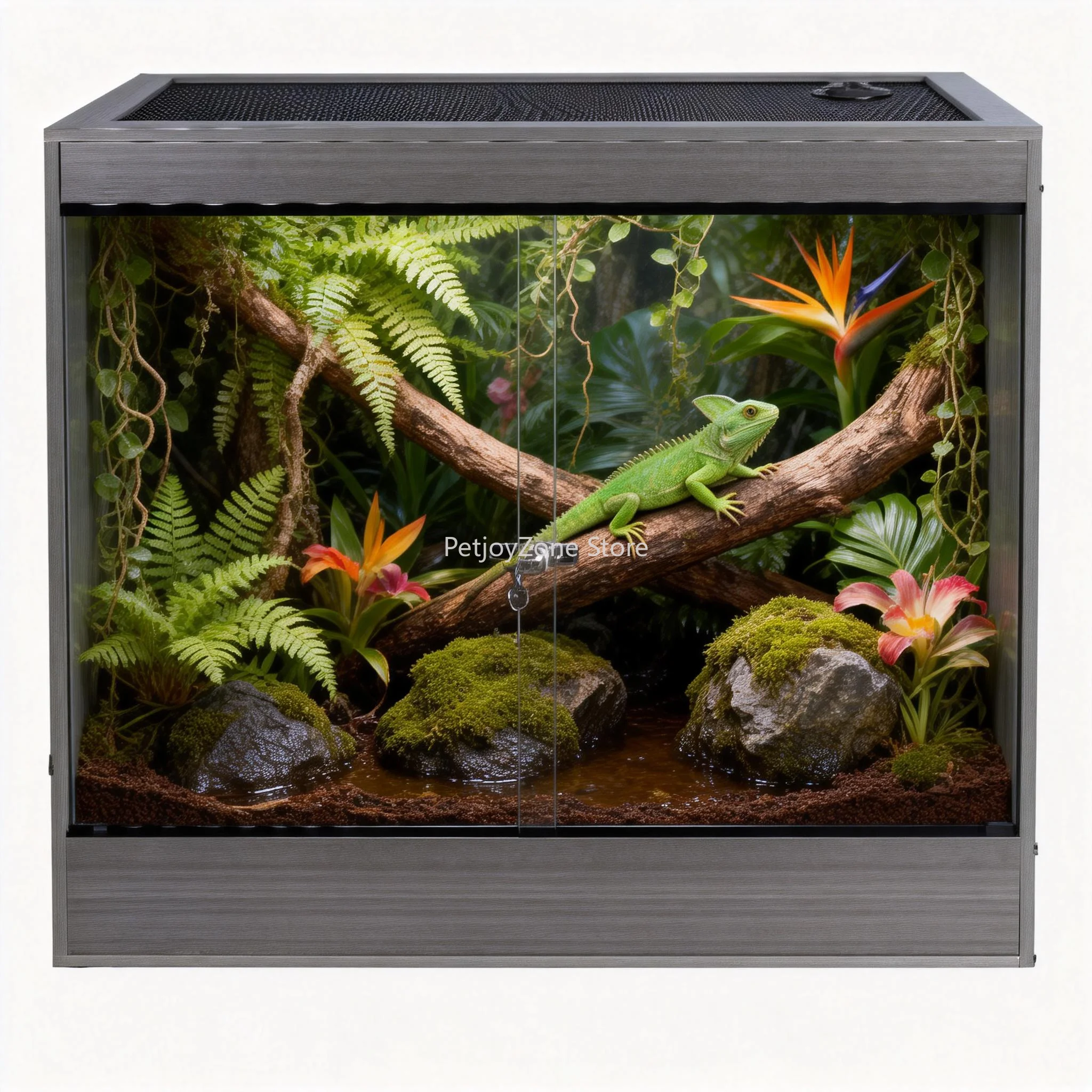 

Manufacturer Customizable Logo 90 Gallon Enclosure Glass PVC Eco-Friendly Durable Rectangle ISO Certified OEM Reptile