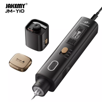 JAKEMY JM-Y10 Ultrasonic Cutting Knife with OLED Screen LED Lighting Multi-function Glue Removal Line Cutting Polishing Pen