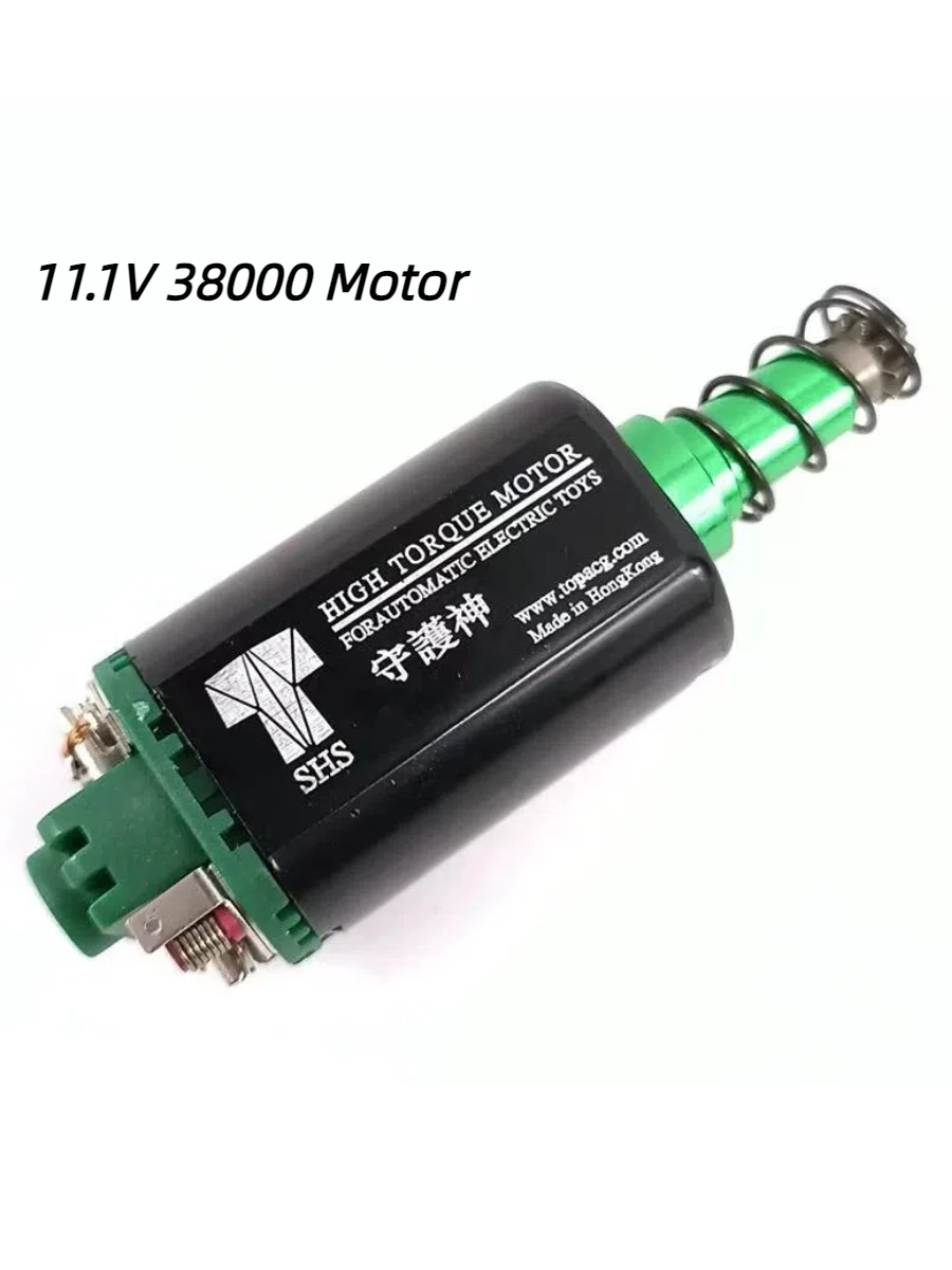 480 38000rpm SHS AEG Motor High Torqub Motor 11.1V 38000 Twist Type Speed Motor long Axle Airsoft M16/M4/MP5/G3/P90 AEG Motor