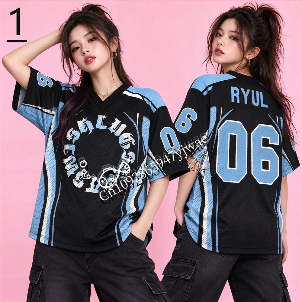 Ohyul Louis Ryul Woojin Mesh Football Jersey Swish LNGSHOT Album T Shirt Gifts For Fans Summer Men's Women's T-shirts