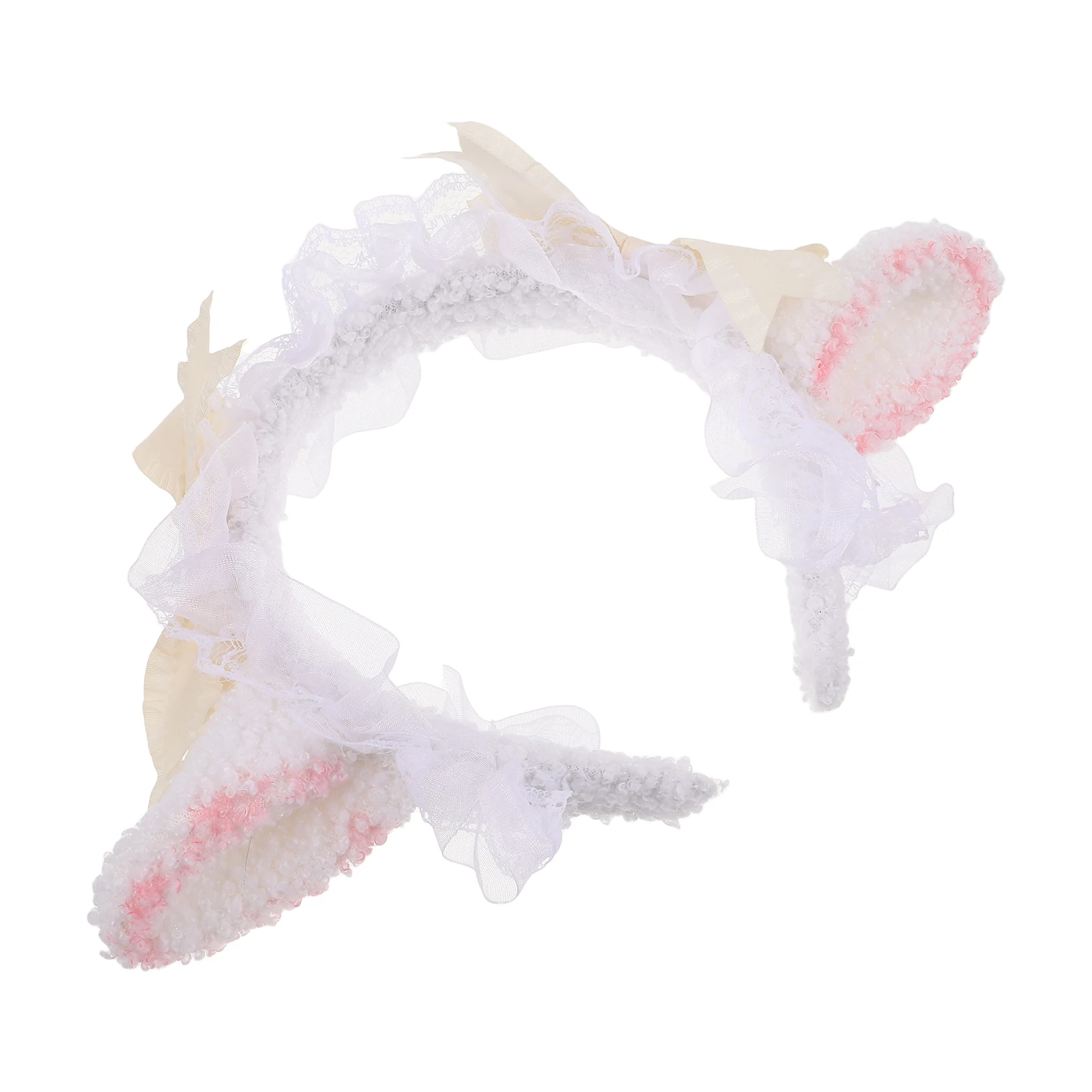 

Lolita Headb Ears Lace Hair Accessory Costume Prop Lightweight Comfortable Bow Design Everyday Wear Party