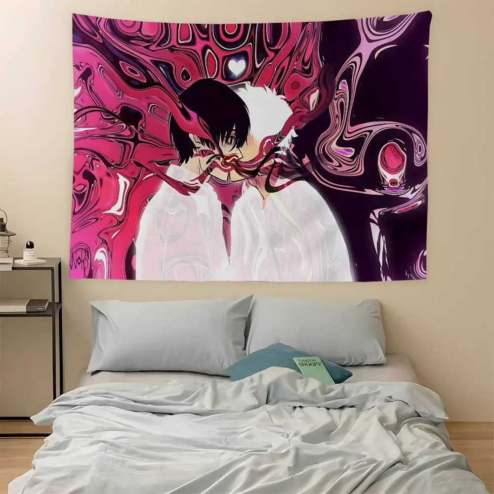 

The Summer Hikaru Died Anime Hanging Bohemian Tapestry Bohemian Wall Tapestries Mandala Kawaii Room Decor