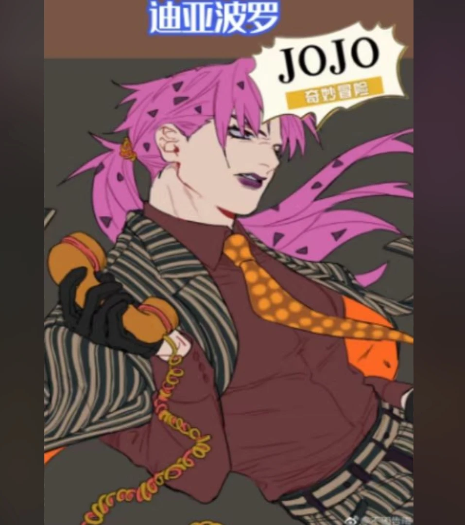 

Cosplay costume Diavolo's anime suit version set suitable for Halloween and Christmas
