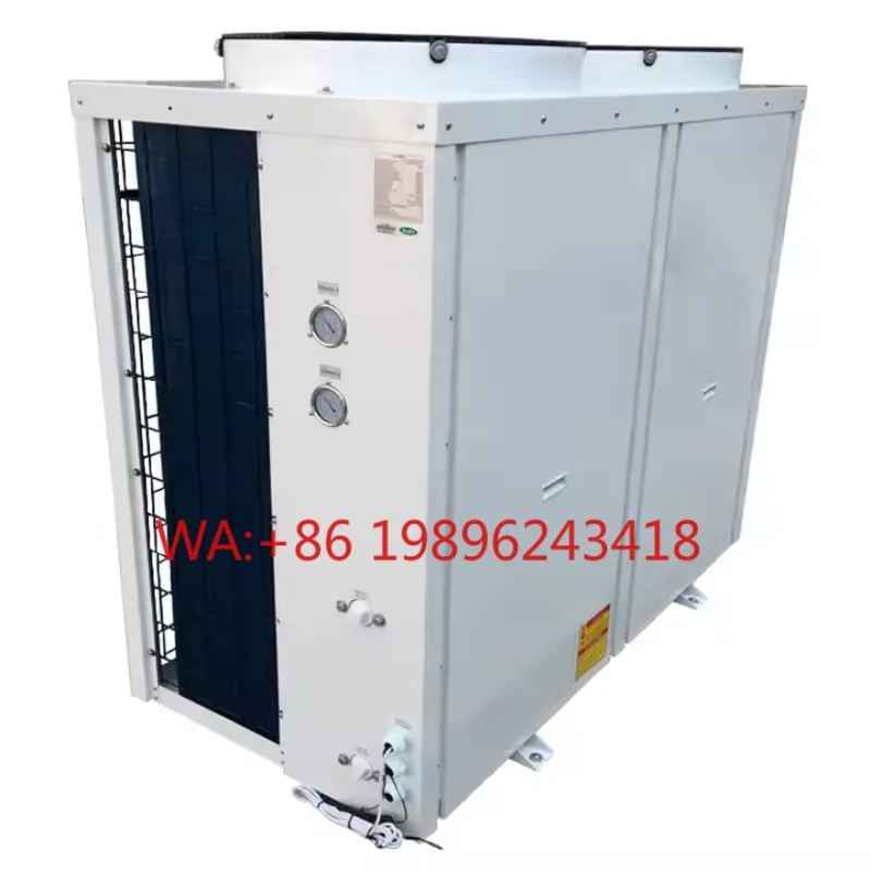 Bomba de Calor Eléctrica para Piscina Folansi de 49KW, Calentador de Agua para Piscina Exterior con Control por Aplicación WIFI, Sistema de Calefacción sin Tanque