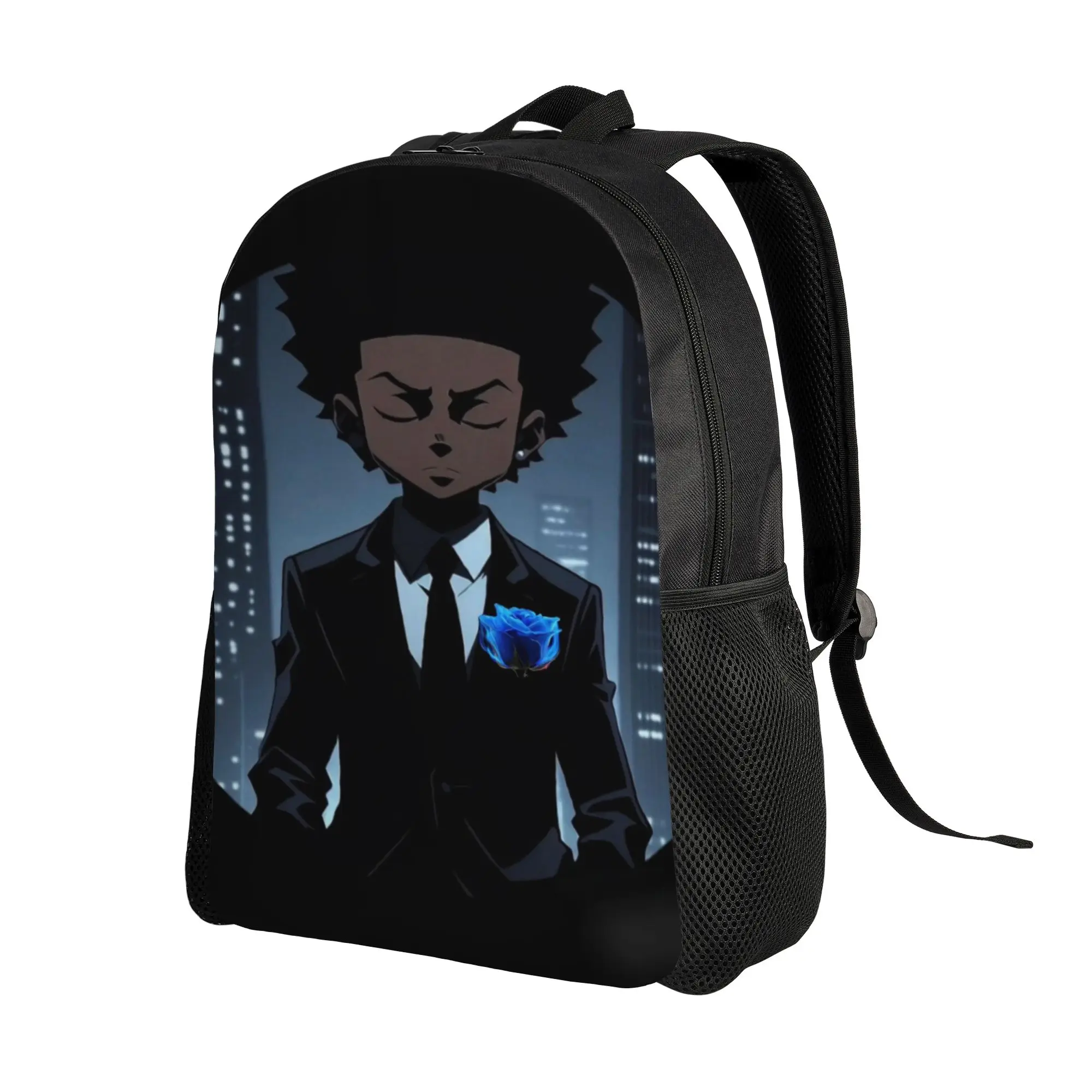 Back to school season Sturdy Shoulder Well known Creative Good looking The Boondocks Schoolbag  Men Women Adult Backpack