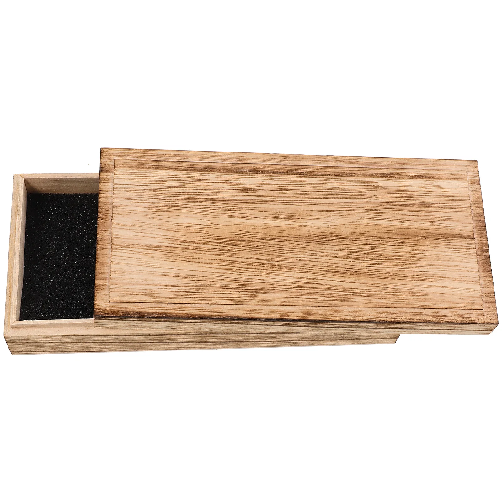 

Solid Wood Jewelry Box Storage Case Organizer Decorative Container Trinket Vintage Home Desk Display Earring Bracelet Watch