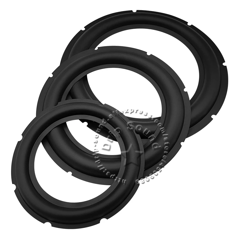 

8"/10"/12" Inch Speaker Rubber Folded Edge Ring Woofer Repair Side Surround Circle Replacement Parts 198mm-305mm/7.80"-12.01"