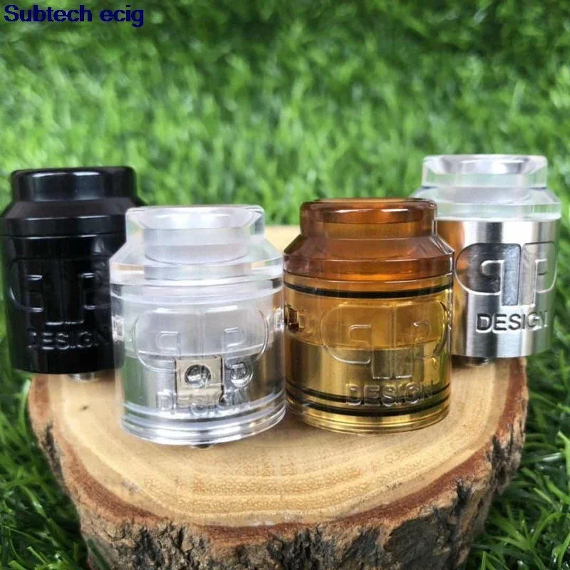 QP Design KALI V2 RDA Top Airflow 25mm Tank Atomizers PC PEI Material Deck Pull Up Top Fill Vape vs Fatality Juggerknot RTA Ecig