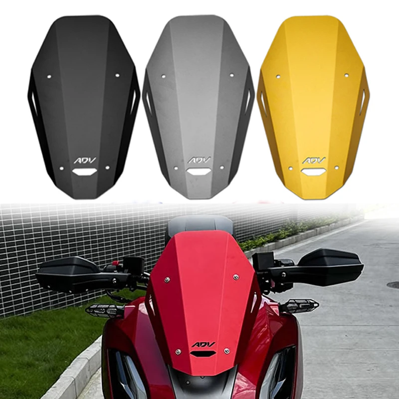 

SEMSPEED CNC Screen Windshield For Honda ADV 350 2022-2025 Wind Deflector Motorbike Aluminum Wind Deflector Windscreen