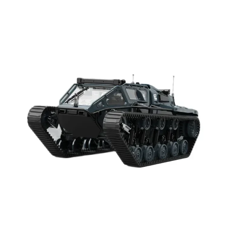 Jjrc c8812 2.4g tanque rastreado em escala completa modelo de carro rc rotação de 360 graus deriva controle remoto veículo off-road para presente das crianças