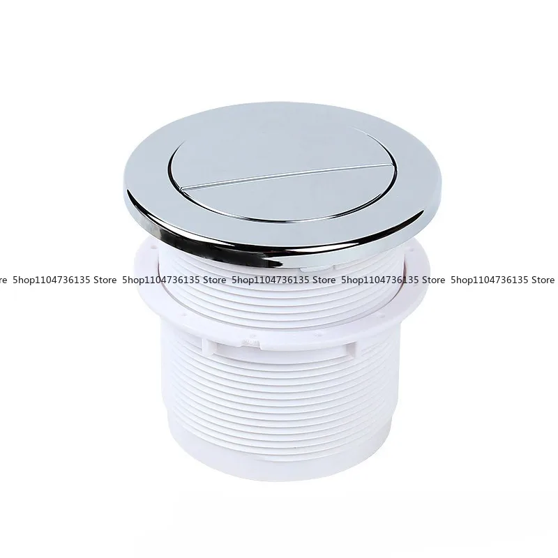 Pneumatic Drain Valve Button, Double Drain Switch Large Diameter Cabinet Toilet Button Pneumatic Control Hidden Water Tank