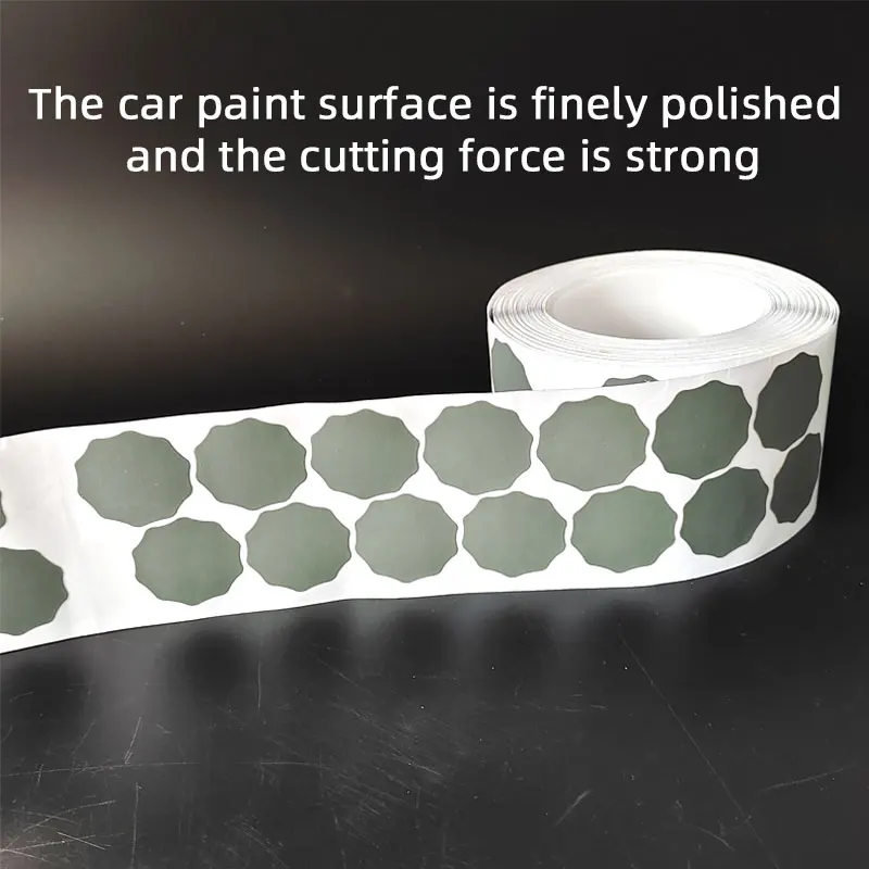 3M Plum Blossom Sandpaper Roll 13487 Round Point Grinding Sheet Self Adhesive P1500 Paint Point Grinding Sand Disc 2000/2500 Mes