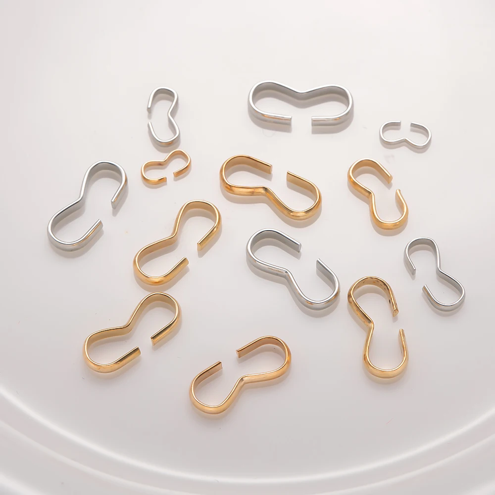 موصل وصلات سريعة لصنع المجوهرات بنفسك ، سلسلة عقدة ، نتائج مشبك ، سوار وقلادة 8 أشكال ، إكسسوارات إصلاح ، ، من من من #1