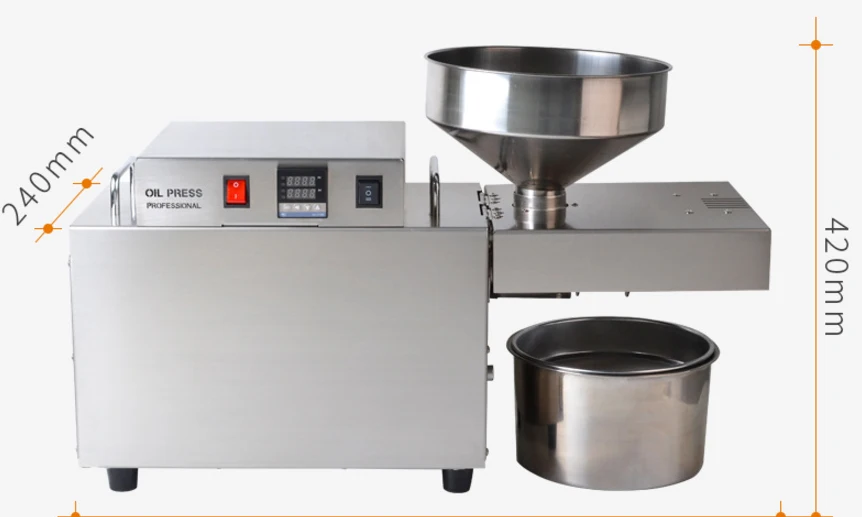 LT-S10 Hot Sale 10-15kg/h Peanut Sesame Oil Press Equipment Extractor Stainless Steel Sunflower Mustard Oil Press Machine